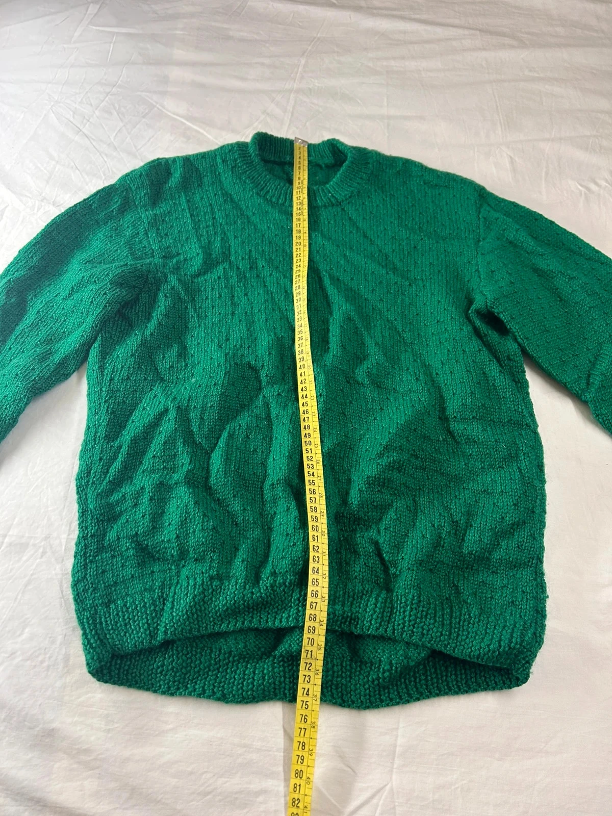 Suéter de gola alta verde escuro vintage – photo 6